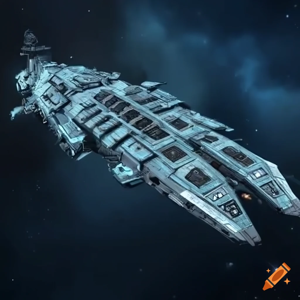 stellaris interplanetary battleship: a massive warship designed for combat  in space. it features advanced propulsion systems, energy shields, and  powerful directed energy weapons capable of engaging targets across vast  distances