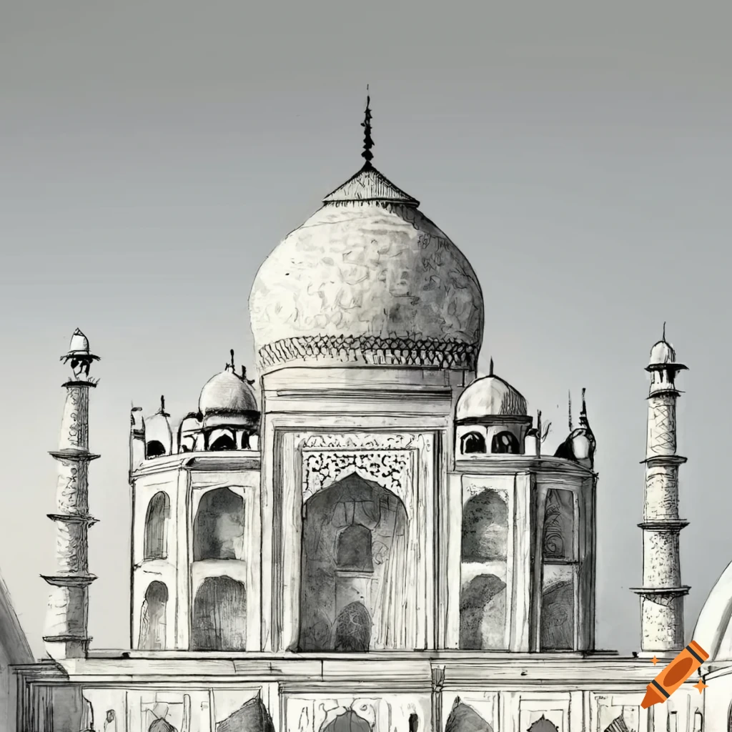 Watch: Artist Draws A Sketch of Taj Mahal From The Monuments Spelling,  Impresses Internet