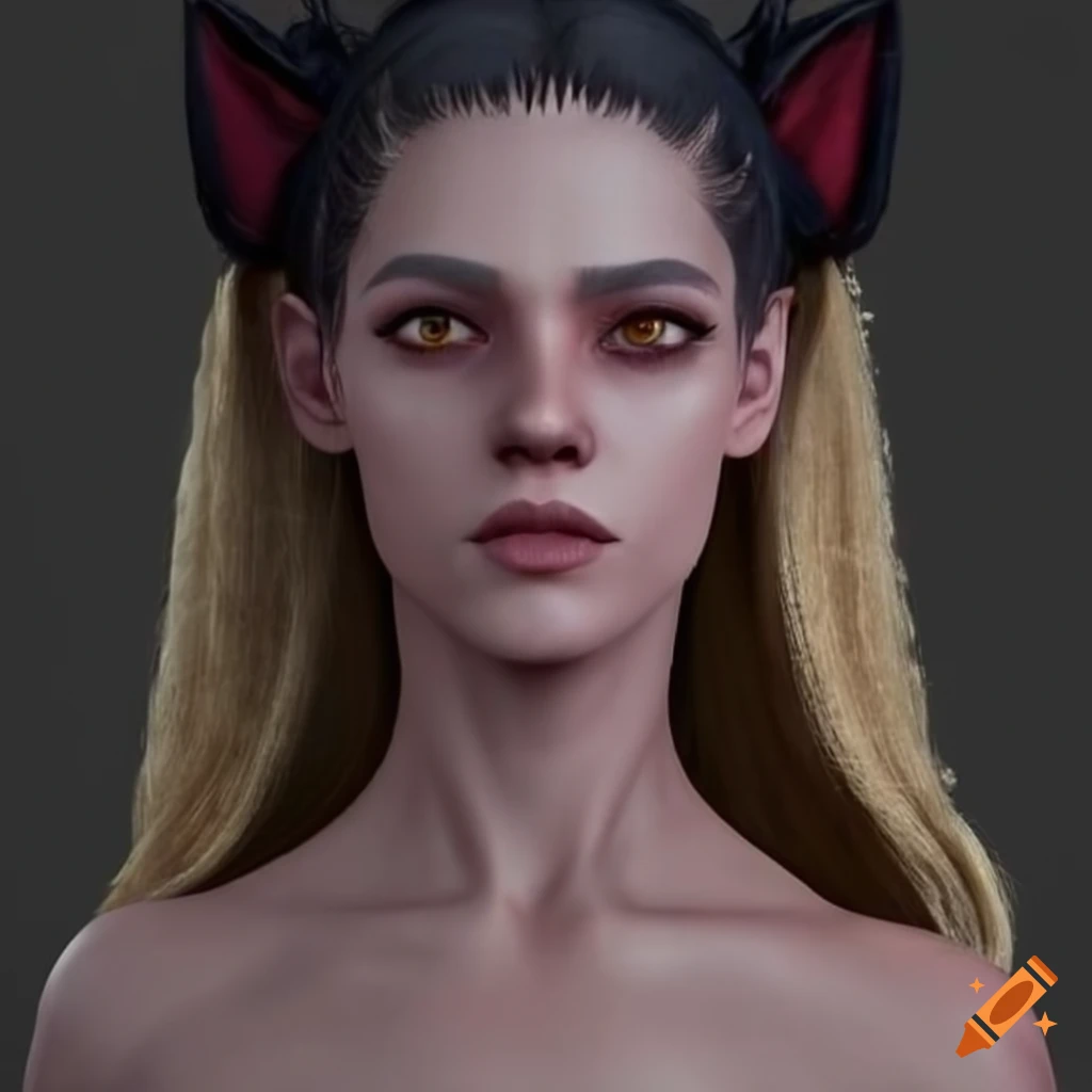 Sumerian, Ereshkigal ‘Goddess of the Underworld’, Female, Dark Hair: modern realistic style