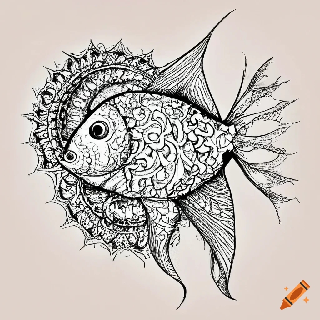 Blackchin shiner original fish art - Emily S. Damstra