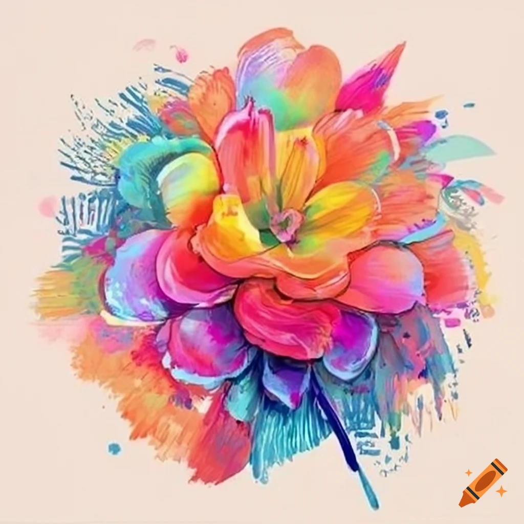 Colorful flowers with a banner that says inner peace advocate