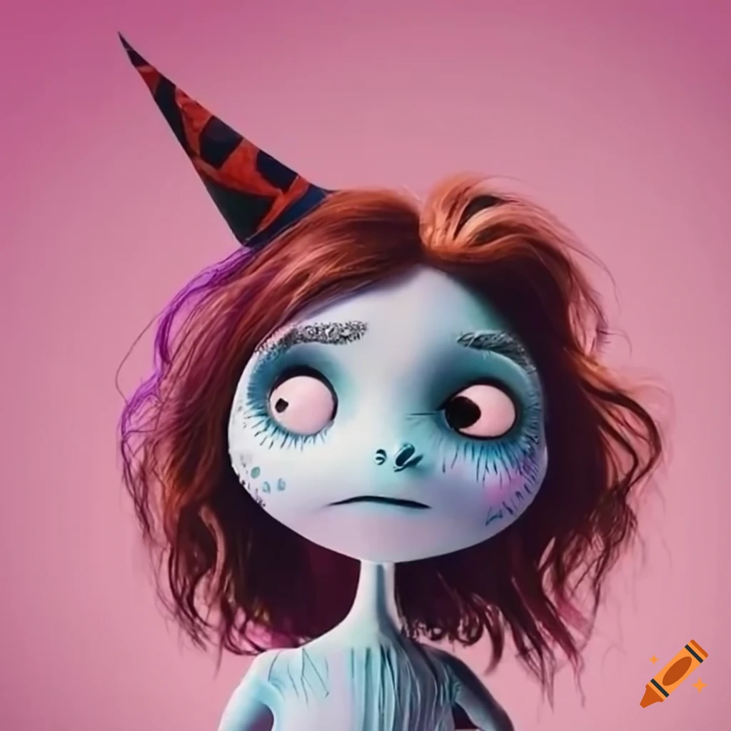 In the style of tim burton birthday presents party dance cute on Craiyon