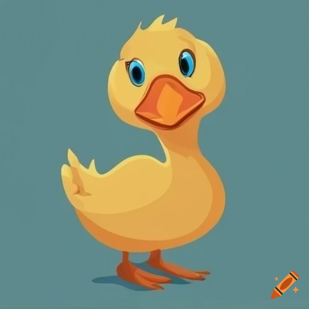cute duck clip art