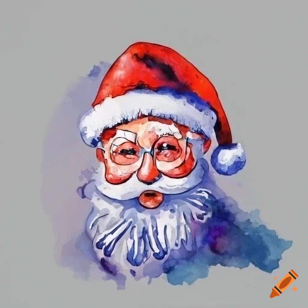 A Realistic Drawing of Santa Claus · Creative Fabrica-saigonsouth.com.vn