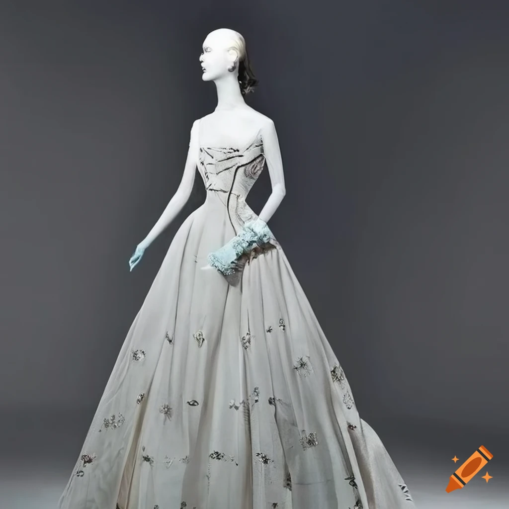 File:Christian Dior evening gown called 