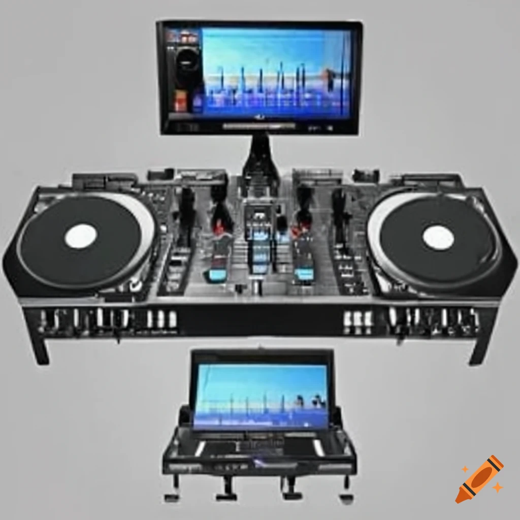 Set dj equipment on Craiyon