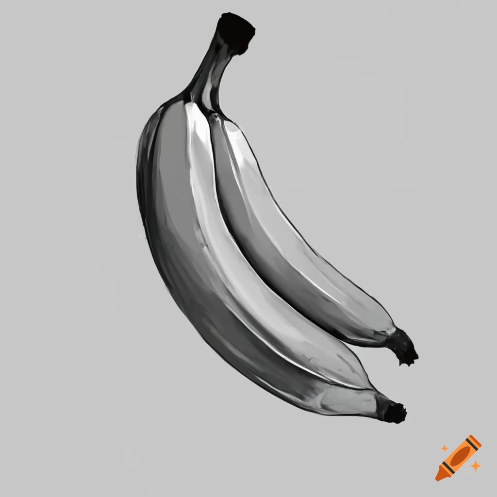 Realistic banana drawing Drawing by Yashwant Sharma - Pixels