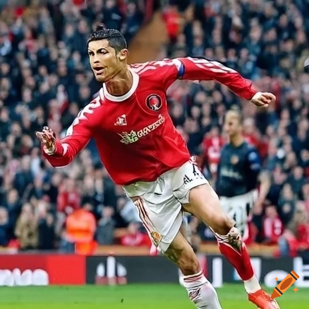 Cristiano Ronaldo in a Charlton athletic a