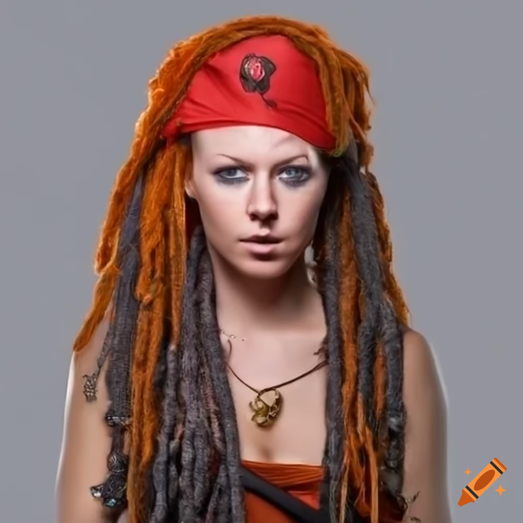Caribbean Pirate Girl Wig Caribbean Pirate Girl Wig
