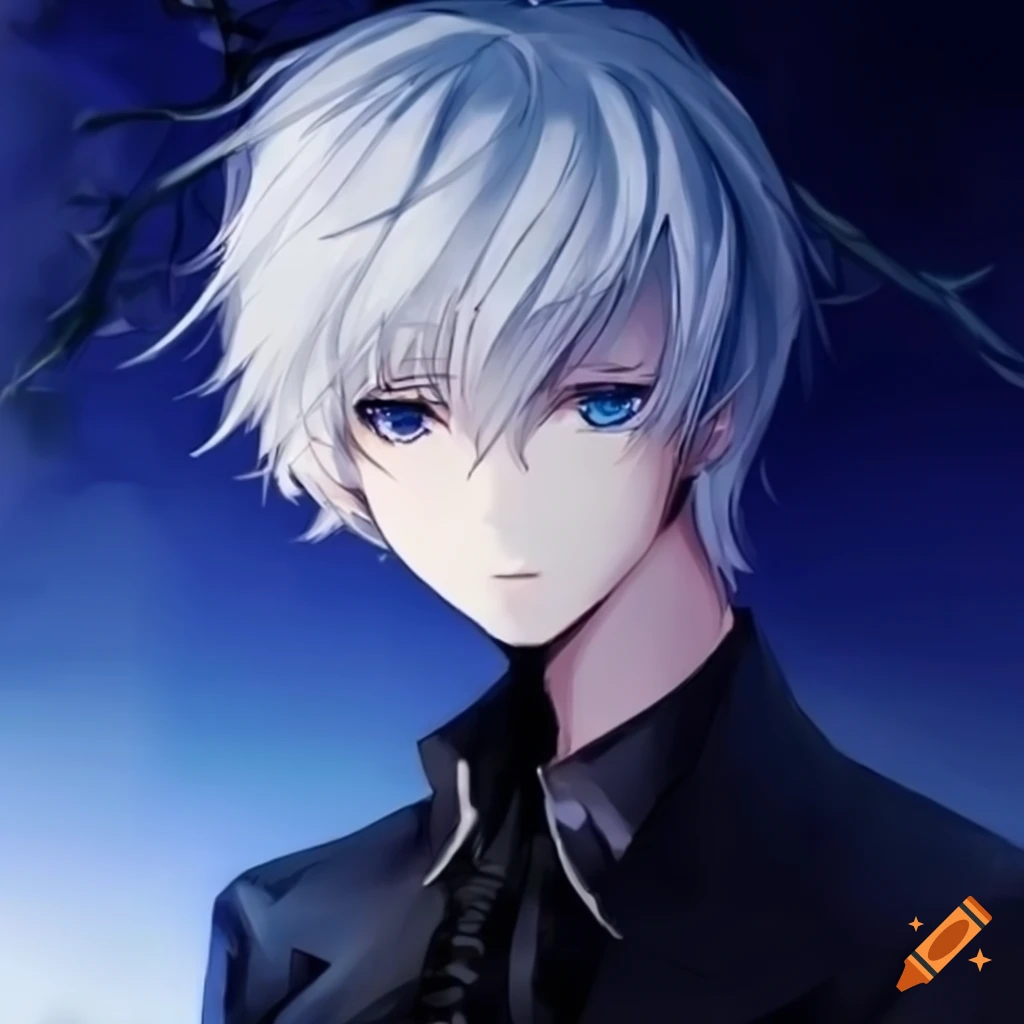 Anime guys with blue eyes