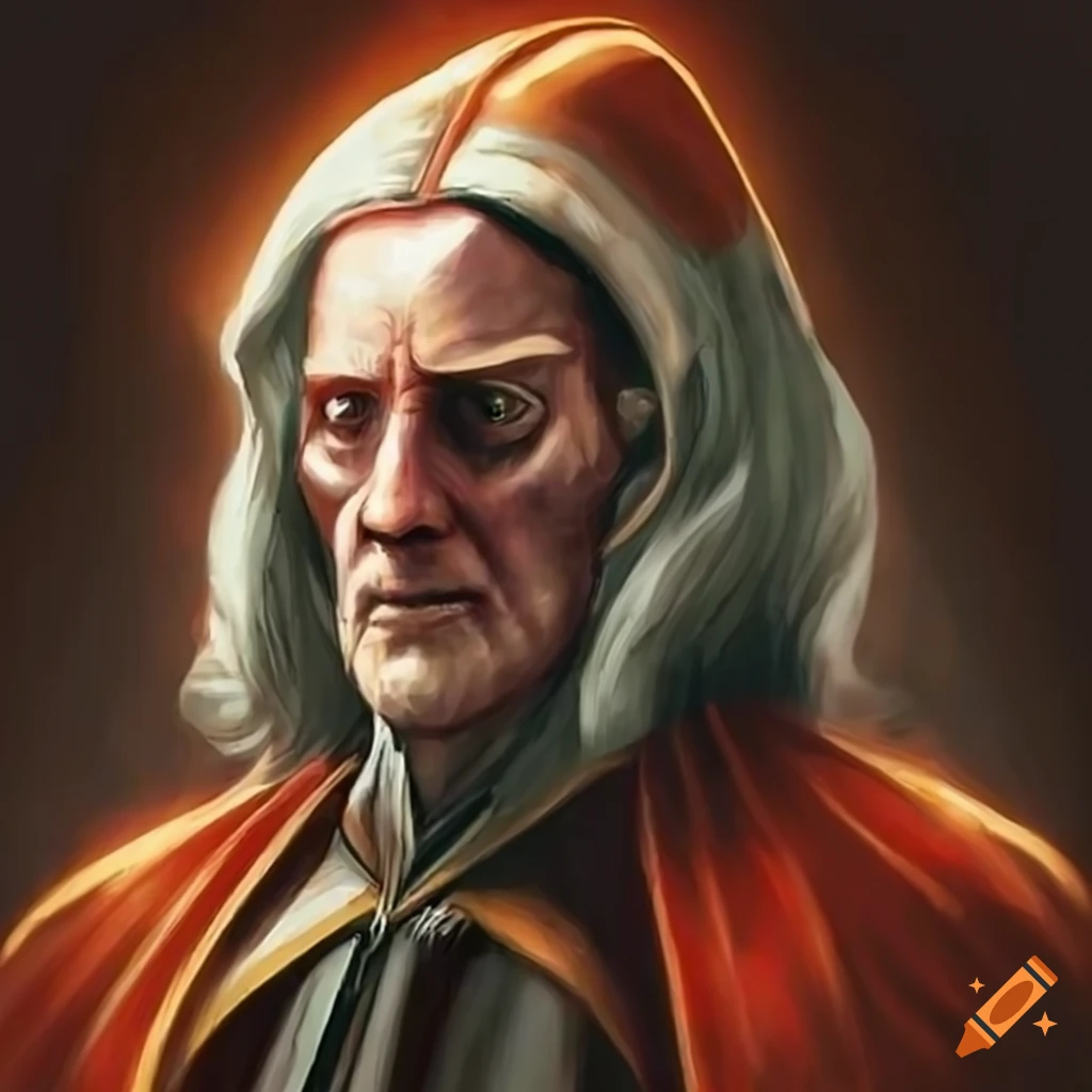 Doctor faust in the style of lord of the rings