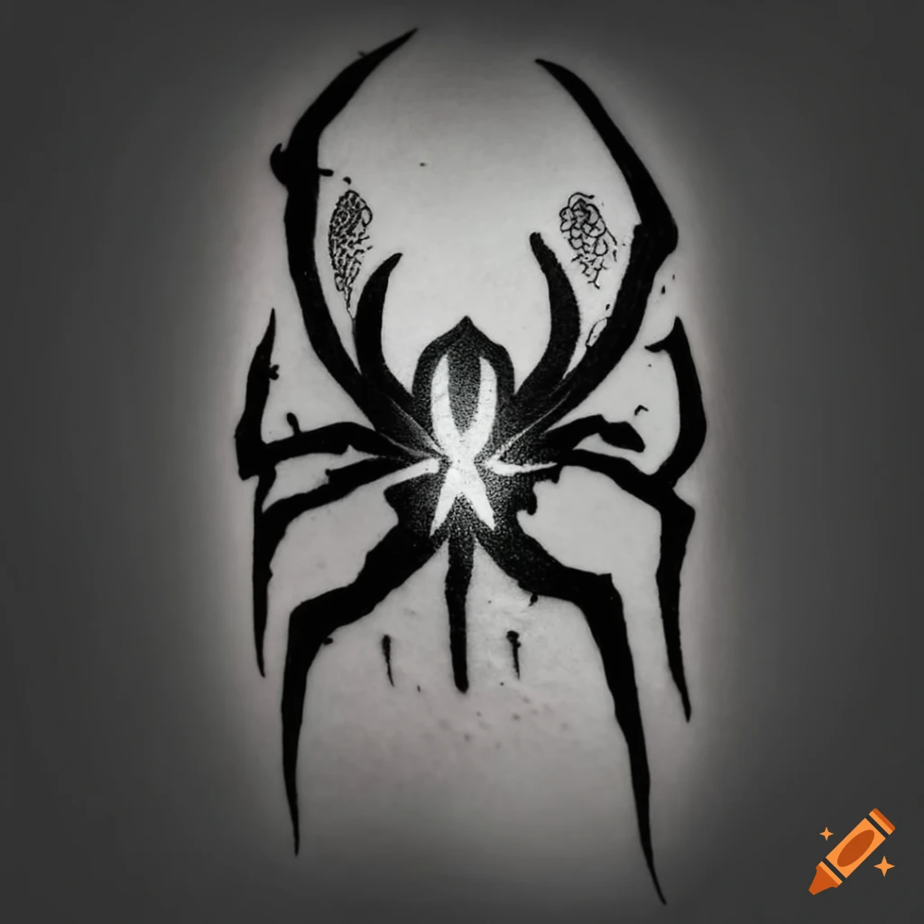Spiderman tattoo design vector art illustration 26261561 Vector Art at  Vecteezy