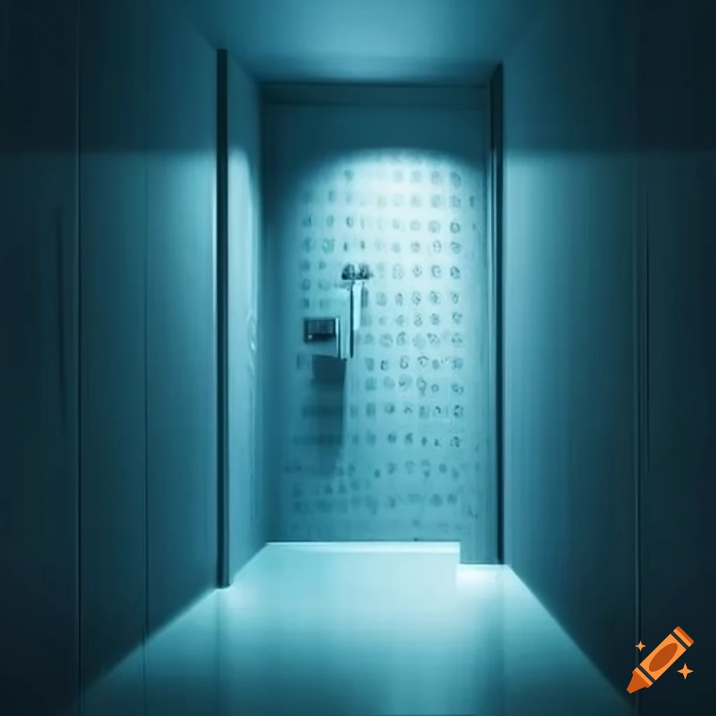 Empty Walk in Shower In A Big Bathroom Night Light empty-walk-in-shower-in-a-big-bathroom-night-light