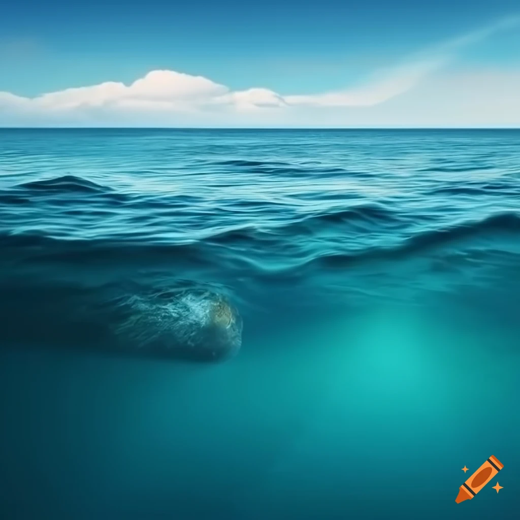 Ultra realistic 8k image of sea landscape