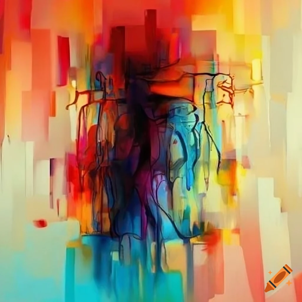 sadness abstract painting