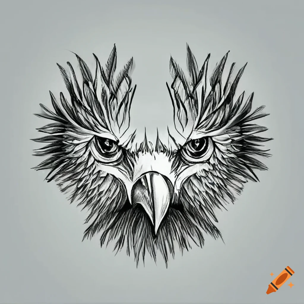 Eagle head tattoo by Matamu Vectors & Illustrations with Unlimited  Downloads - Yayimages