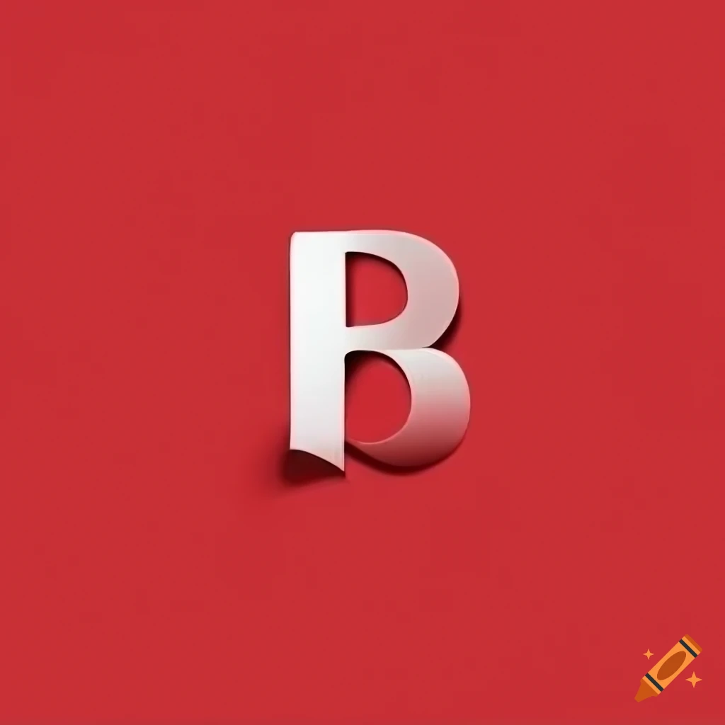 Logo with red letters b and m