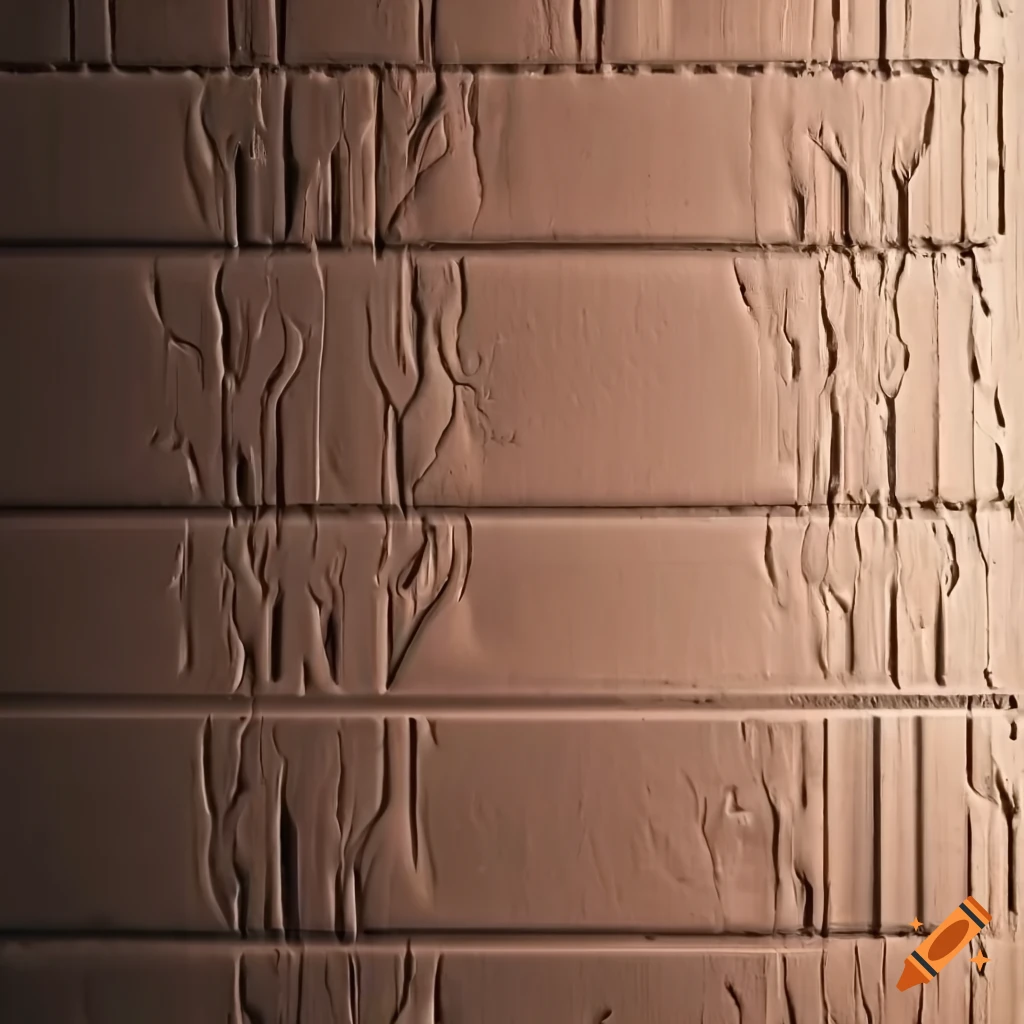 Textured concrete panel with grooved pattern on Craiyon