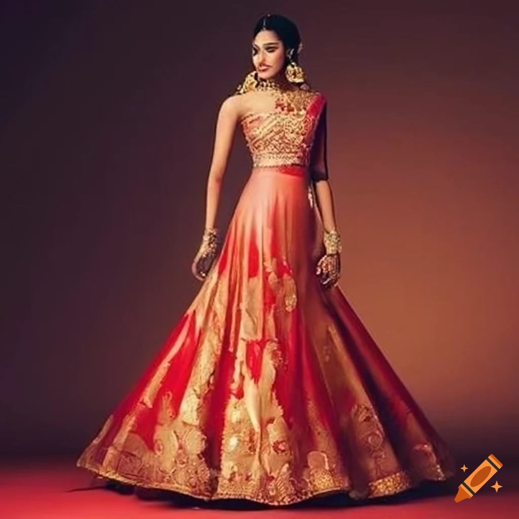 Blissful Telugu Wedding With Decor That Spelled Magic! | Half saree  designs, Half saree lehenga, Lehenga saree design