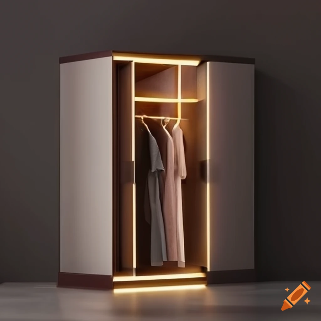 Wardrobe Closet With Led Light