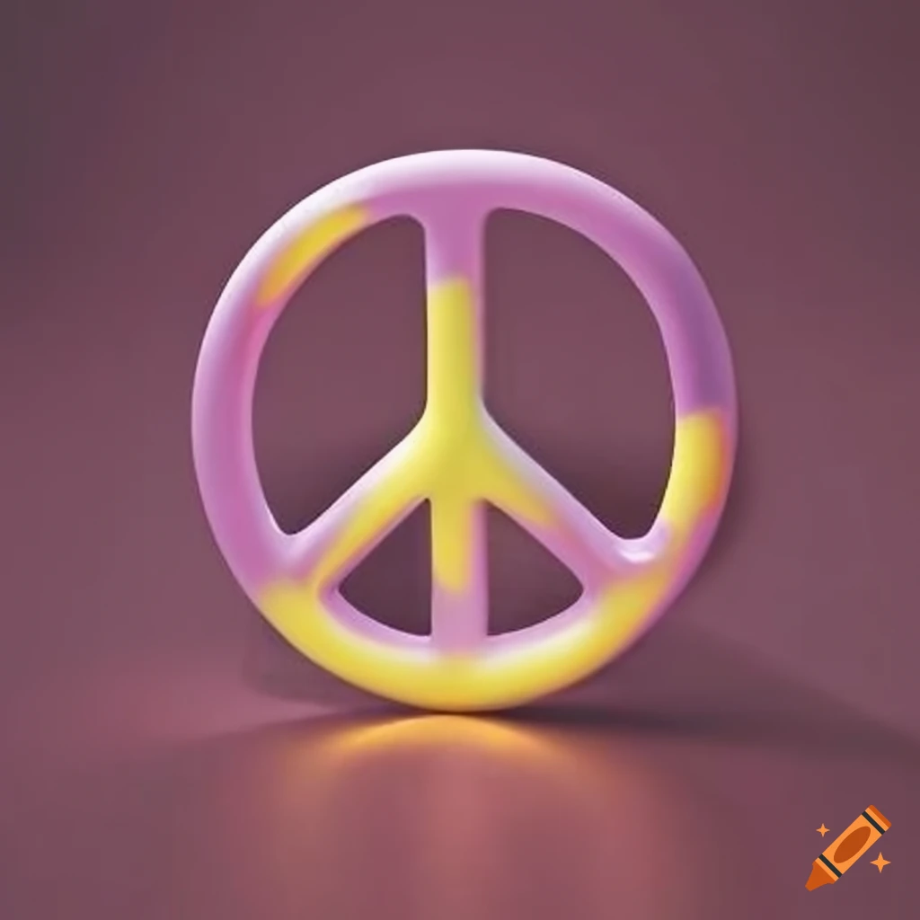 neon peace signs wallpaper