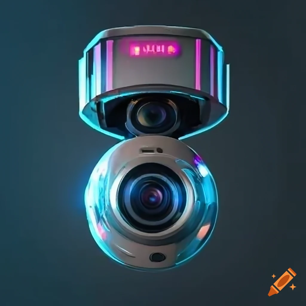 Cyberpunkstyle ip camera