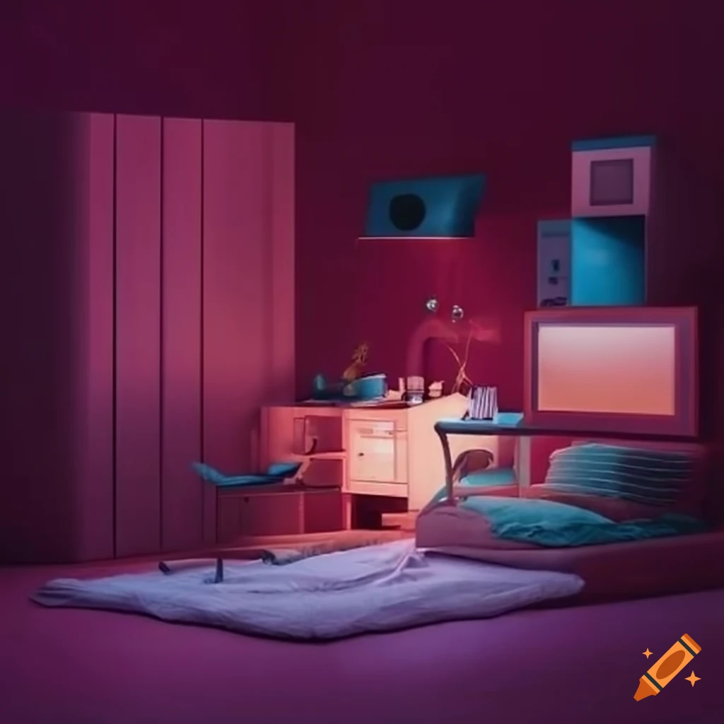 Bedroom with a computer