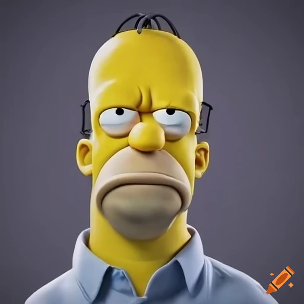 Homer simpson from the simpsons in real life