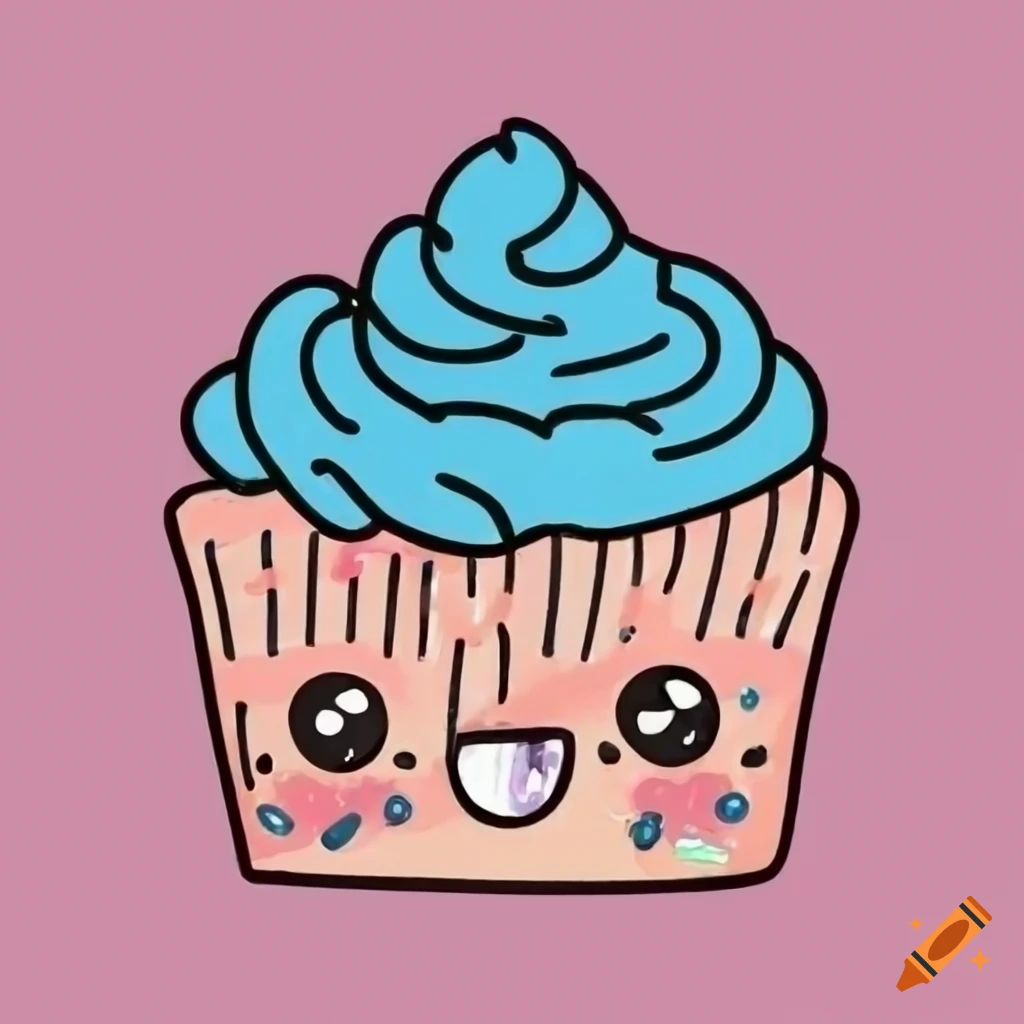 How to draw cute cupcake | easy cupcake drawing| dessiner un petit gâteau  mignon - video Dailymotion