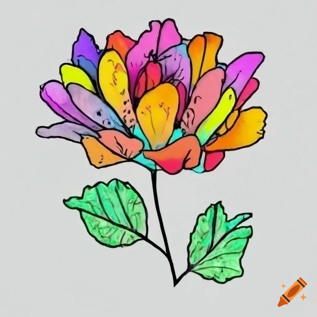 Art for Small Hands: Drawing – Fluorescent Flowers
