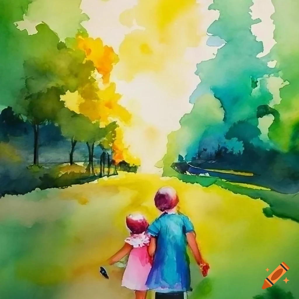 Portrait Of Happy Family Drawing Person Beautiful Morning Photo Background  And Picture For Free Download - Pngtree
