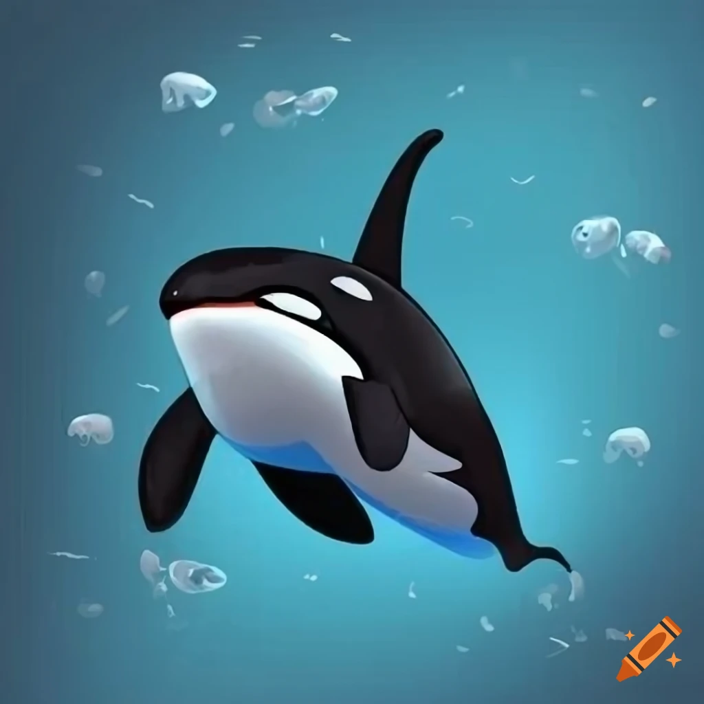 How to Draw a Killer Whale - Easy Drawing Art
