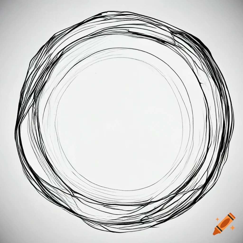 Circle ring split in 12 equal sections