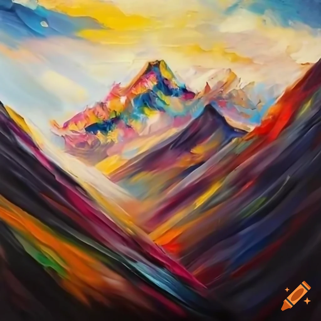 Andes mountains in peru on Craiyon