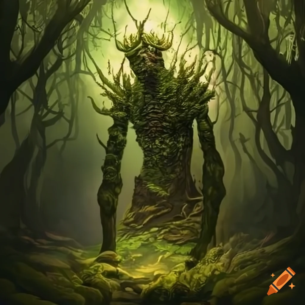 Forest god on Craiyon