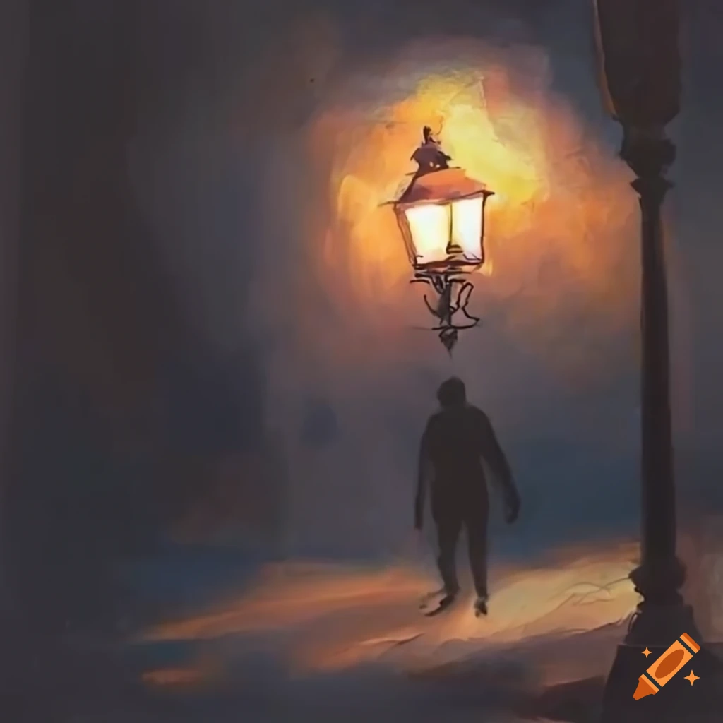 Andersen Old Street Lamp Drawing by Granger - Fine Art America