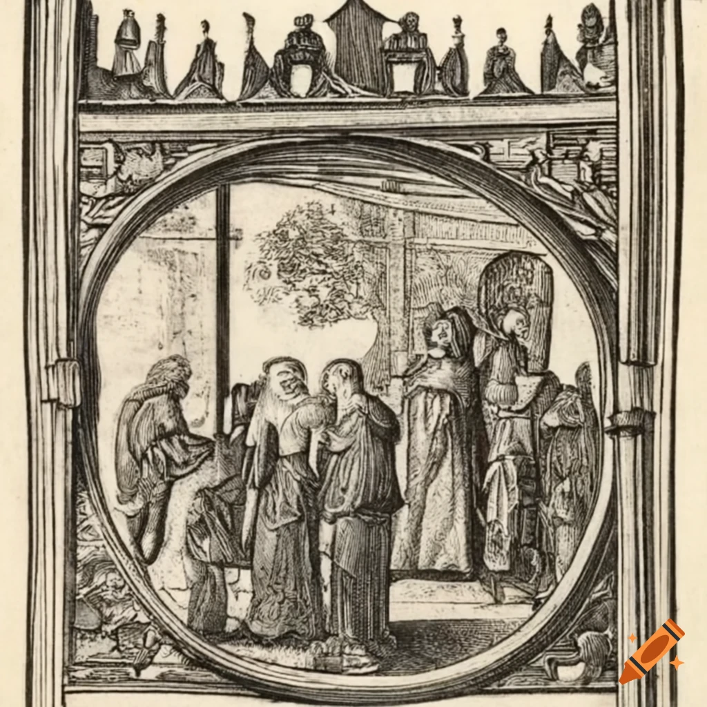 The journey towards metanoia in medieval england, etching