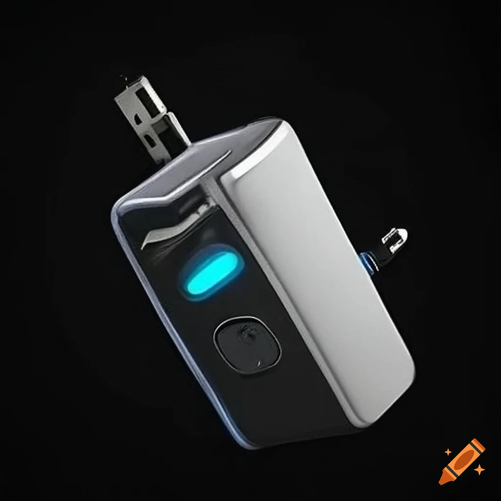 Mobile phone charger without wires. this charger with pushbutton. the