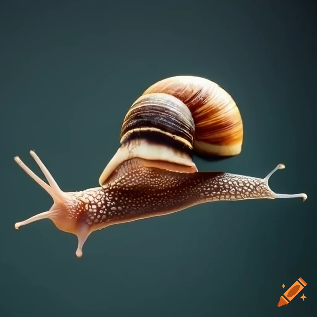 Snail With Racing Shell Snail with racing gear on Craiyon