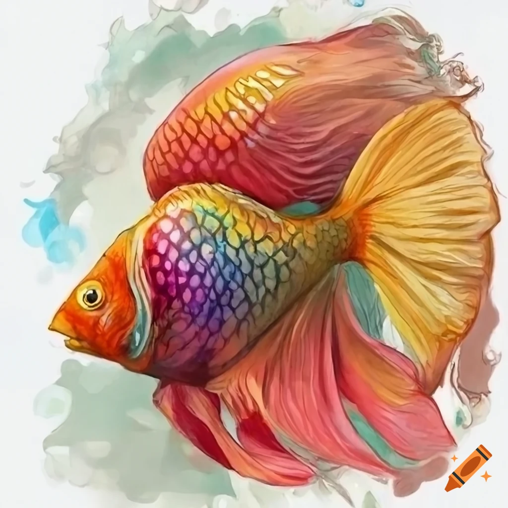 Drawing-How To Draw Fish And Colour For Kids Art | Fish drawings, Drawn fish,  Fish drawing images