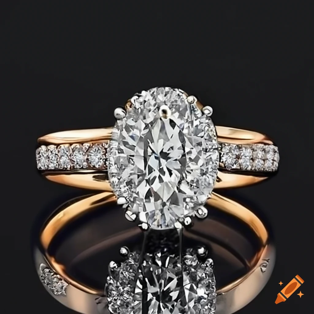 Handmade engagement ring in rose gold N° 073 Handmade white gold engagement  ring - Ines Bouwen Jewelry
