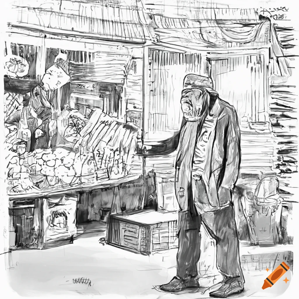 Fruits Vegetables Street Shoppingillustration Stock Illustration 74095099 |  Shutterstock