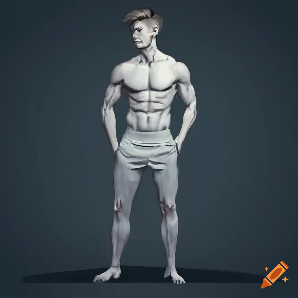 Floating Poses - Male looking up pose | PoseMy.Art