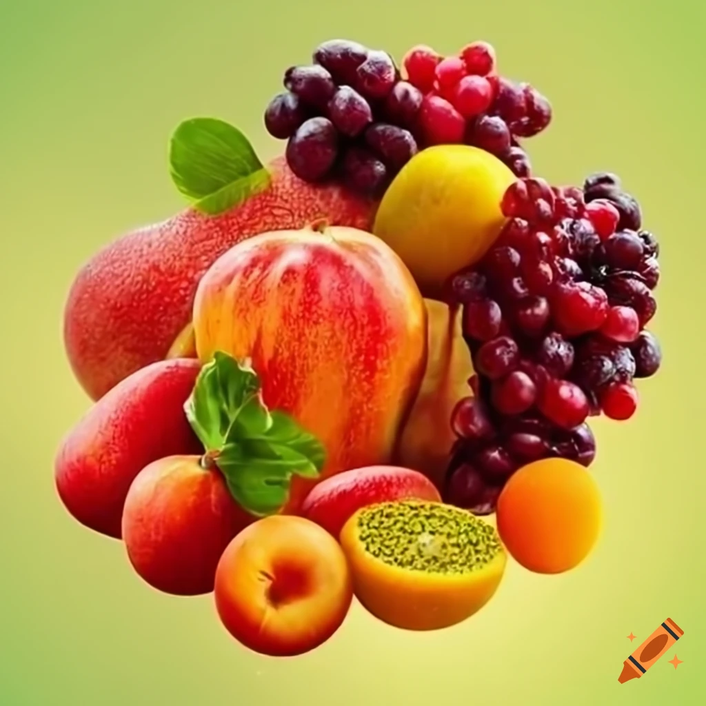 Fruits on Craiyon