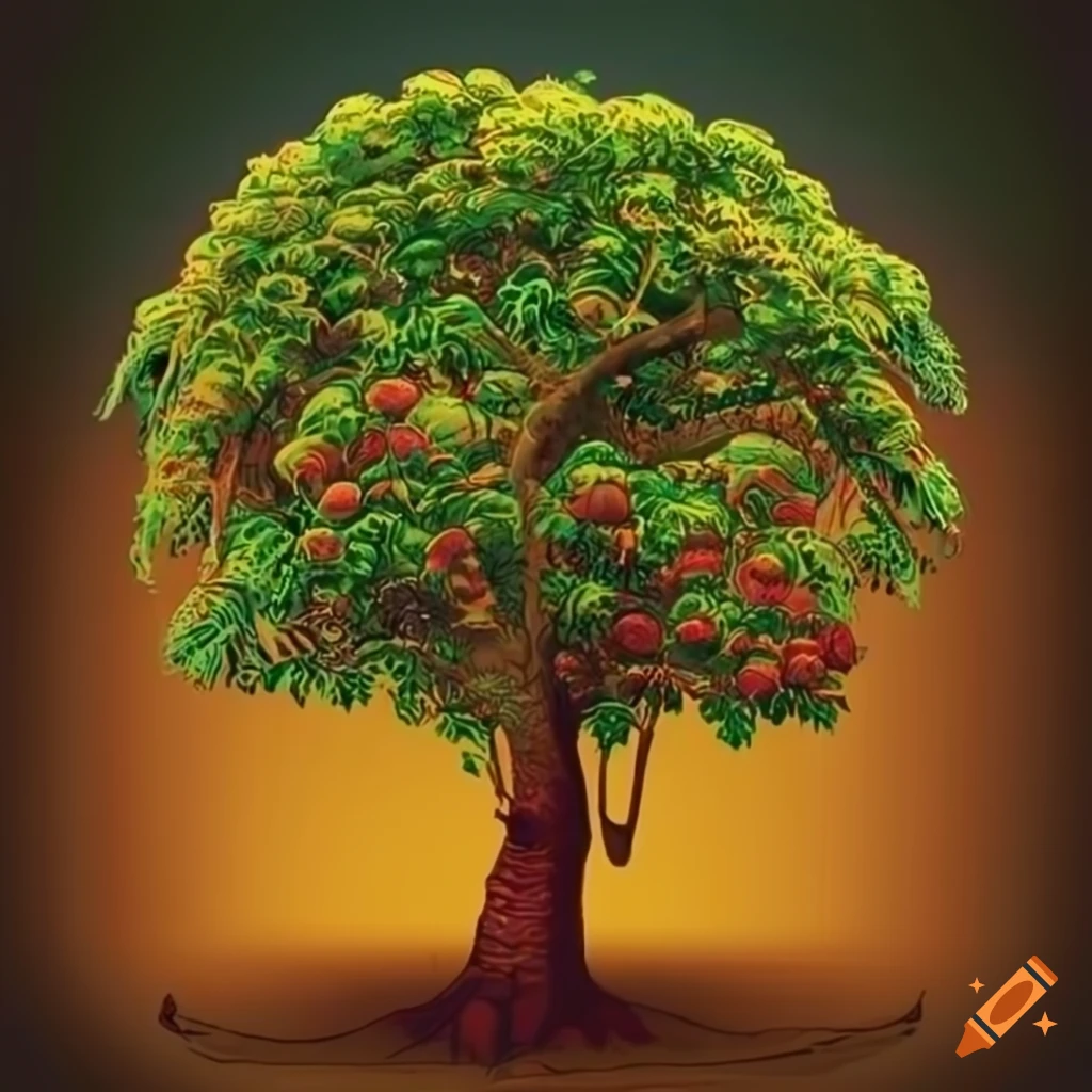 Mango tree Painting by Paarth Biyani-saigonsouth.com.vn