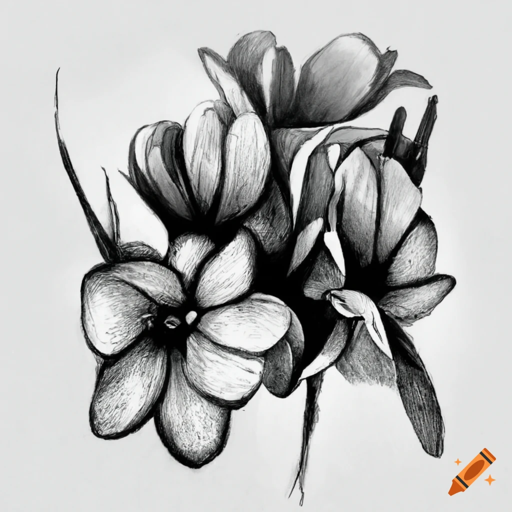 Easy flower drawing idea.😍#tasfiya32criativesoul #drawing #foryoupage... |  TikTok