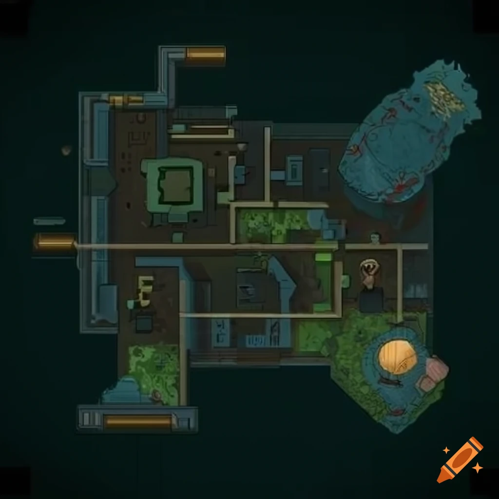 2d level design map