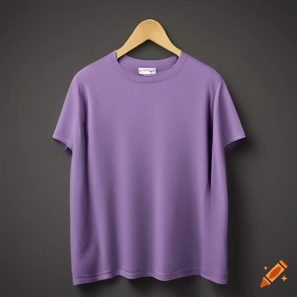 plain lilac t shirt
