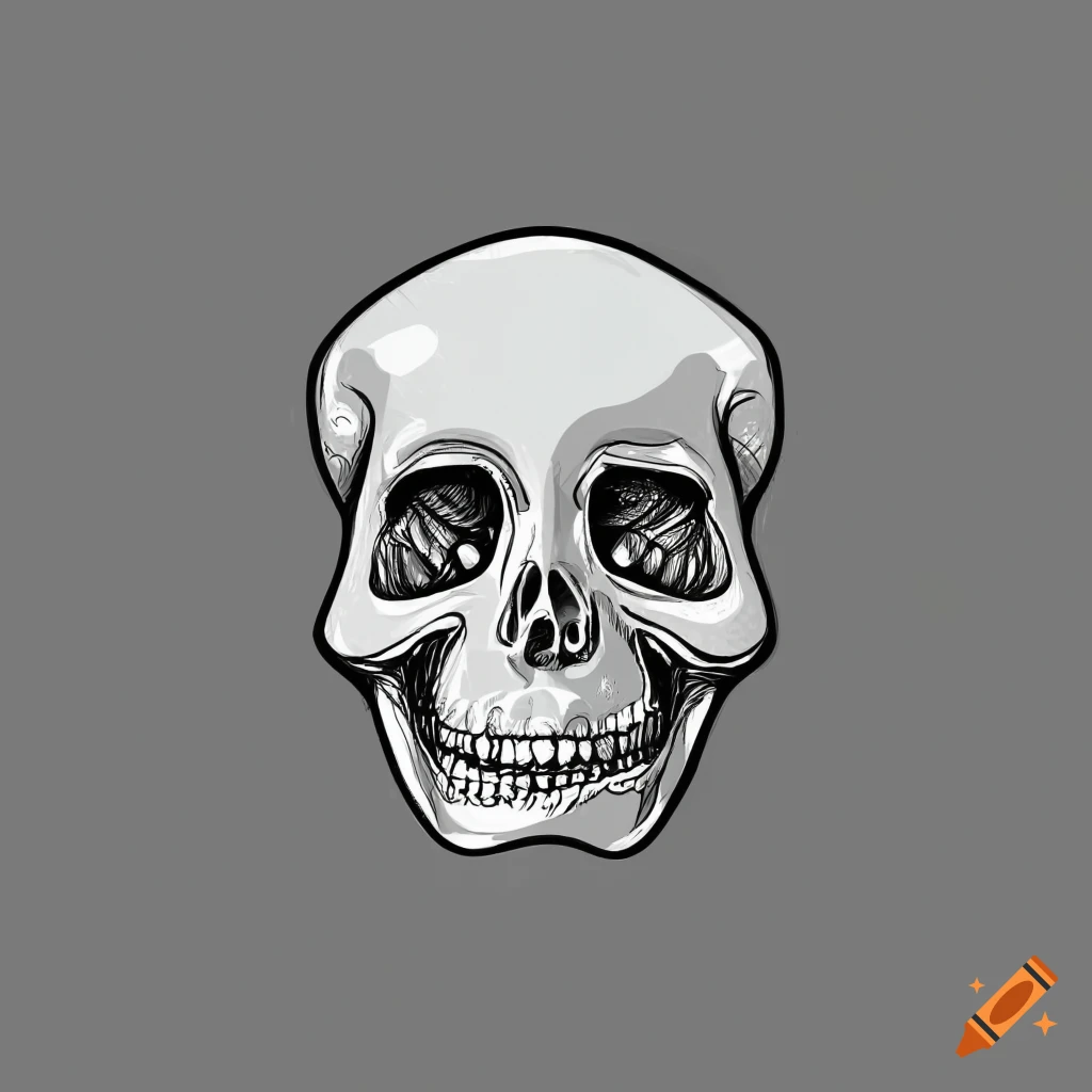Human Skull Drawing, Cartoon, Jaw, Bone, Mandible, Skeleton, Head,  Animation transparent background PNG clipart | HiClipart
