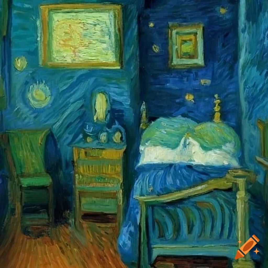 Bedroom Painting By Van Gogh In Post Impressionist Style On Craiyon bedroom-painting-by-van-gogh-in-post-impressionist-style-on-craiyon